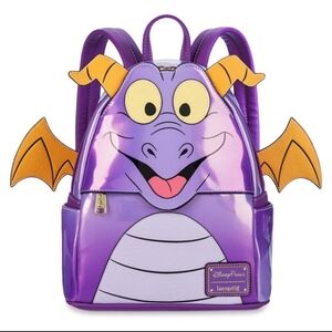 Disney Parks Loungefly Backpack EPCOT Figment Cosplay Purple Mini Backpack